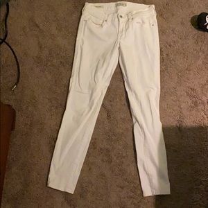 white lucky brand skinny jeans